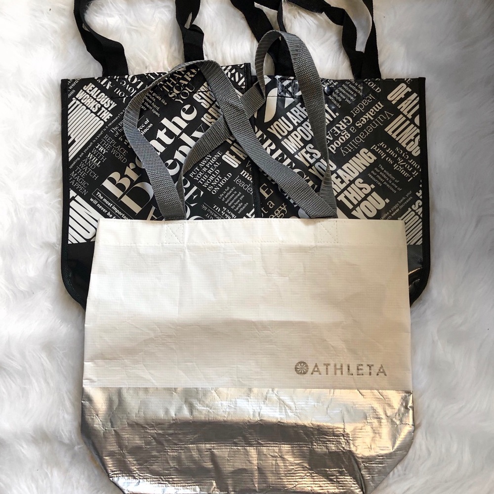 Two Lululemon & an Athleta bag